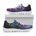 Calavera Girl Dia De Los Muertos Print White Running Shoes