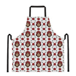 Calavera Girl Skull Pattern Print Apron