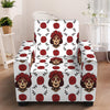 Calavera Girl Skull Pattern Print Armchair Slipcover