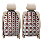 Calavera Girl Skull Pattern Print Car Seat Organizers