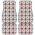 Calavera Girl Skull Pattern Print Front and Back Car Floor Mats