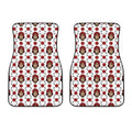 Calavera Girl Skull Pattern Print Front Car Floor Mats