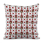 Calavera Girl Skull Pattern Print Pillow Cover