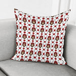 Calavera Girl Skull Pattern Print Pillow Cover