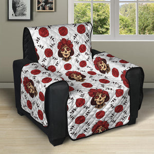 Calavera Girl Skull Pattern Print Recliner Protector