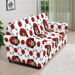 Calavera Girl Skull Pattern Print Sofa Cover