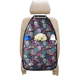 Calaveras Day Of The Dead Pattern Print Car Seat Organizers