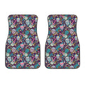 Calaveras Day Of The Dead Pattern Print Front Car Floor Mats