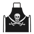 Calico Jack Pirate Flag Print Apron