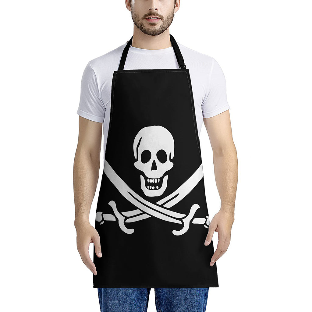 Calico Jack Pirate Flag Print Apron