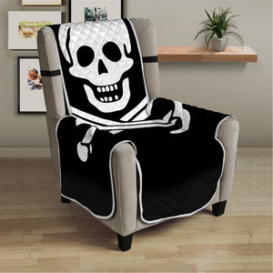 Calico Jack Pirate Flag Print Armchair Protector