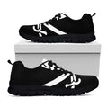 Calico Jack Pirate Flag Print Black Running Shoes