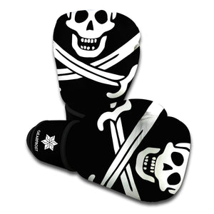 Calico Jack Pirate Flag Print Boxing Gloves