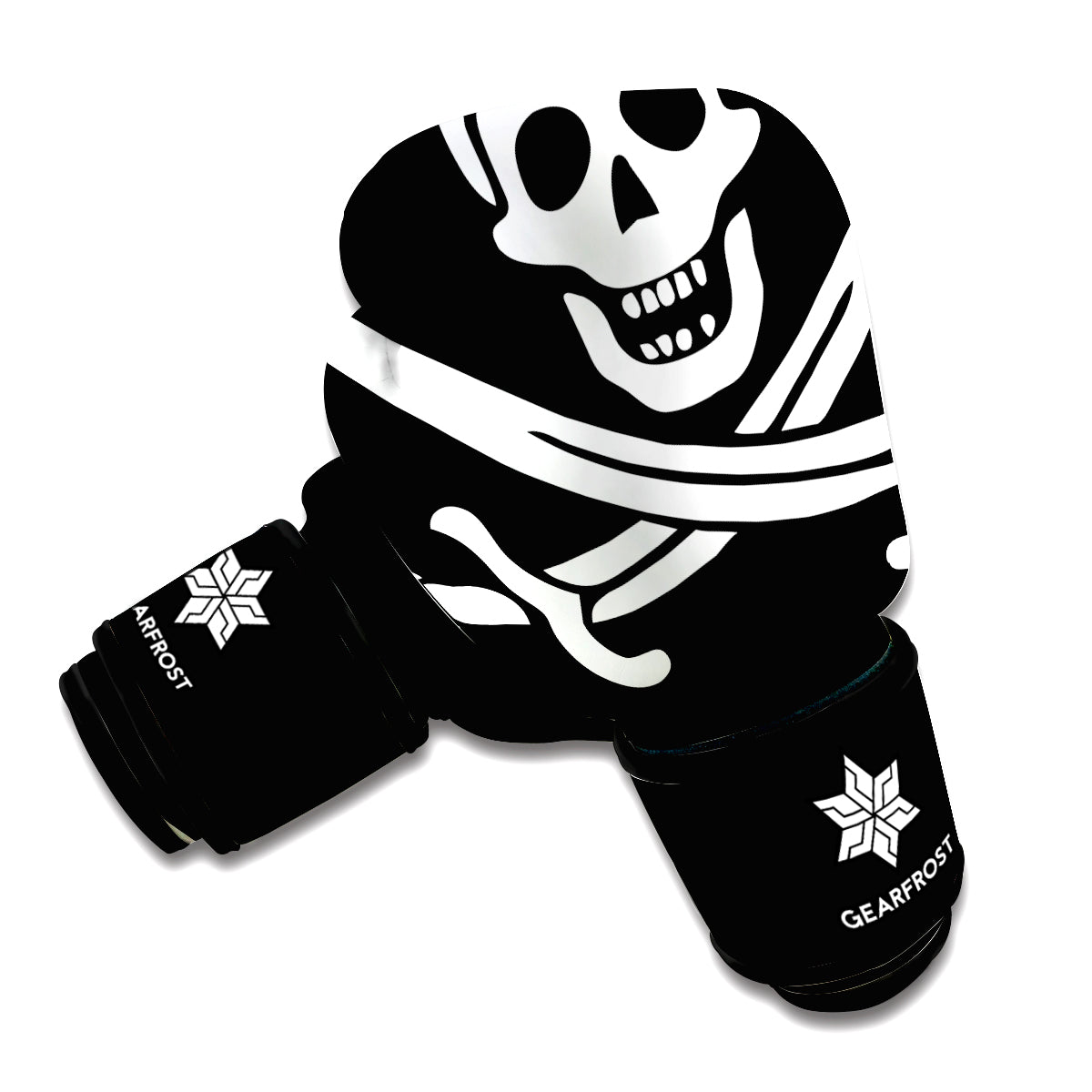 Calico Jack Pirate Flag Print Boxing Gloves