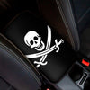 Calico Jack Pirate Flag Print Car Center Console Cover