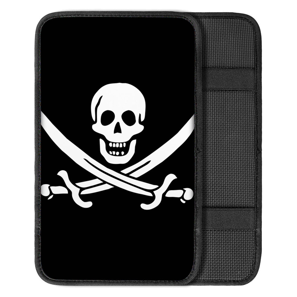 Calico Jack Pirate Flag Print Car Center Console Cover