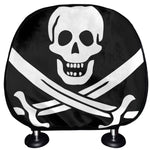 Calico Jack Pirate Flag Print Car Headrest Covers