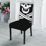 Calico Jack Pirate Flag Print Dining Chair Slipcover