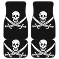 Calico Jack Pirate Flag Print Front and Back Car Floor Mats