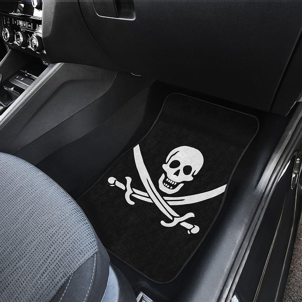 Calico Jack Pirate Flag Print Front Car Floor Mats