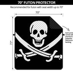 Calico Jack Pirate Flag Print Futon Protector