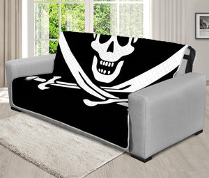 Calico Jack Pirate Flag Print Futon Protector