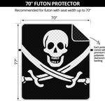 Calico Jack Pirate Flag Print Futon Protector