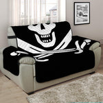 Calico Jack Pirate Flag Print Half Sofa Protector