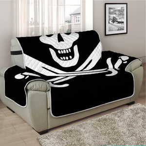 Calico Jack Pirate Flag Print Half Sofa Protector