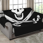 Calico Jack Pirate Flag Print Loveseat Protector