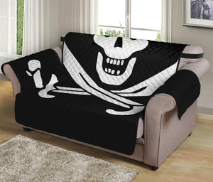 Calico Jack Pirate Flag Print Loveseat Protector