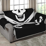 Calico Jack Pirate Flag Print Loveseat Protector