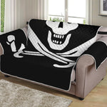 Calico Jack Pirate Flag Print Loveseat Protector