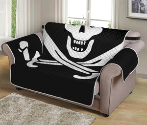 Calico Jack Pirate Flag Print Loveseat Protector