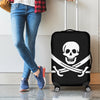 Calico Jack Pirate Flag Print Luggage Cover