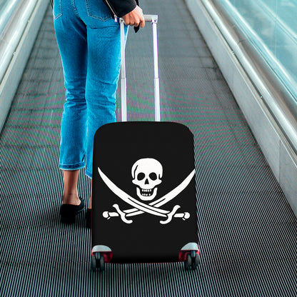 Calico Jack Pirate Flag Print Luggage Cover