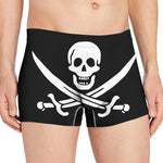 Calico Jack Pirate Flag Print Men's Boxer Briefs