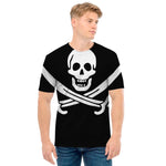 Calico Jack Pirate Flag Print Men's T-Shirt