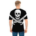 Calico Jack Pirate Flag Print Men's T-Shirt