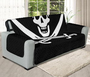 Calico Jack Pirate Flag Print Oversized Sofa Protector