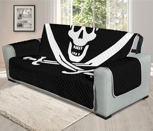 Calico Jack Pirate Flag Print Oversized Sofa Protector