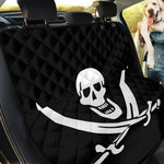 Calico Jack Pirate Flag Print Pet Car Back Seat Cover