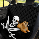Calico Jack Pirate Flag Print Pet Car Back Seat Cover