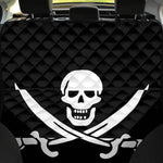 Calico Jack Pirate Flag Print Pet Car Back Seat Cover