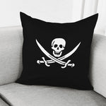 Calico Jack Pirate Flag Print Pillow Cover