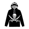 Calico Jack Pirate Flag Print Pullover Hoodie