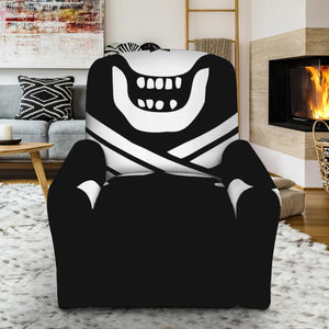 Calico Jack Pirate Flag Print Recliner Slipcover