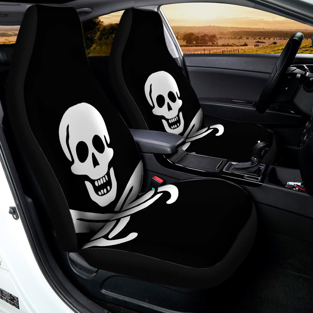 Calico Jack Pirate Flag Print Universal Fit Car Seat Covers