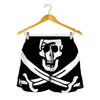 Calico Jack Pirate Flag Print Women's Shorts