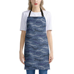 Camo Denim Jeans Pattern Print Apron